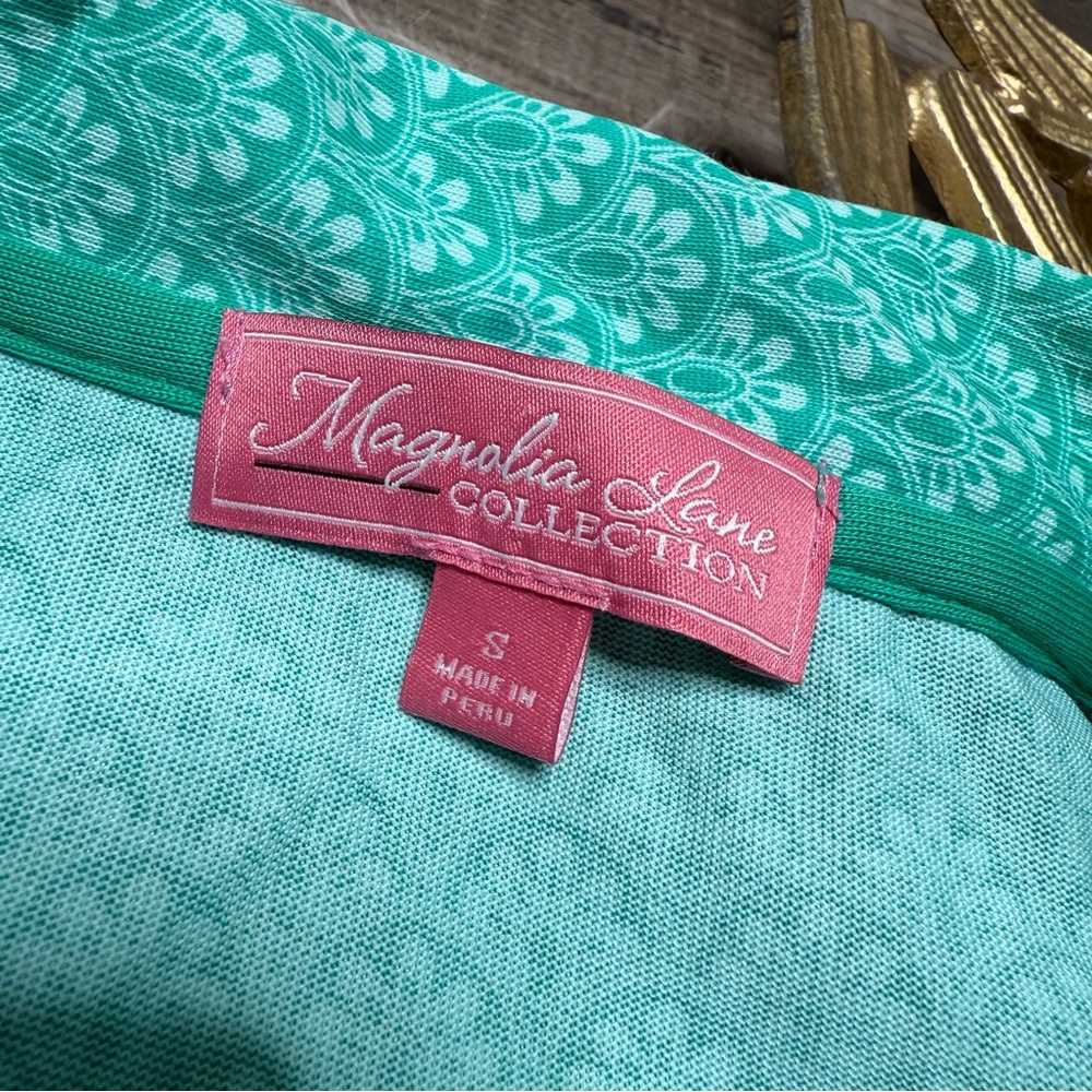 Magnalia Lane Masters Sleevless Teak Top Teal - Picture 4 of 9